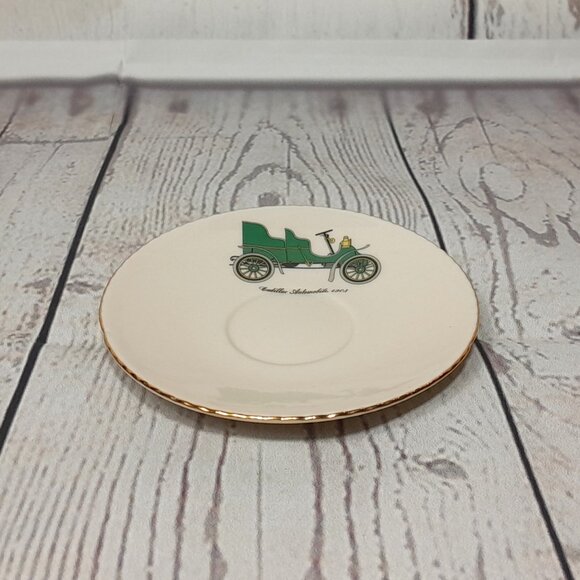 Demitasse Tea Cup And Saucer 1903 Cadillac New York State Thruway Porcelain - Picture 12 of 14